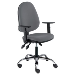 Kancelárska stolička Partner, sivá