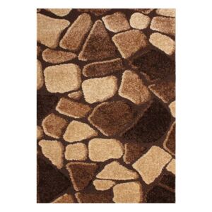 Kusový koberec Kamene hnedý, Velikosti 80x150cm