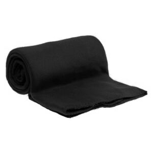 Fleecová deka čierna 150x200 cm