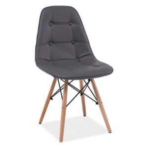 Jedálenská stolička XIL, 45x84x40, sivá