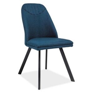Jedálenská stolička PALO, 87x46x44, tmavo modrá