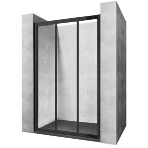 MAXMAX Sprchové dvere ALEX 90 cm - čierne