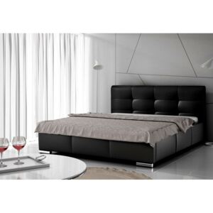 Čalúnená posteľ ZILA + matrac DE LUX, 200x200, madryt 1100