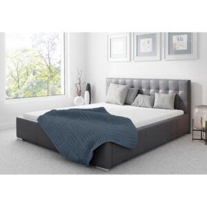 Čalúnená posteľ STEIN + matrac DE LUX, 200x200, madryt 190