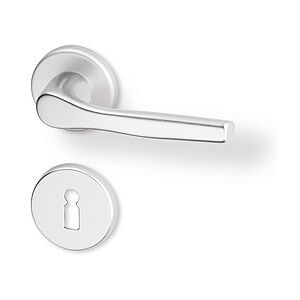 Dverové kovanie ACT Monet R PK (F1) - WC kľučka-kľučka s WC sadou/F1 (hliník strieborny)