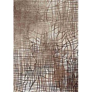 Luxusný koberec akryl Andra béžový, Velikosti 80x150cm