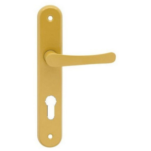 Dverové kovanie COBRA MICHAELA (ZLATÁ) - BB kľučka-kľučka otvor pre obyčajný kľúč/ZLATÁ
