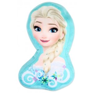 Setino · Tvarovaný 3D vankúš Ľadové kráľovstvo - Elsa - Frozen - 37 x 22 cm