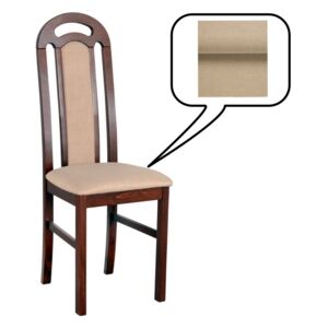 Jídelní židle KLAVIR, 101x43x40 cm, ořech/látka 14