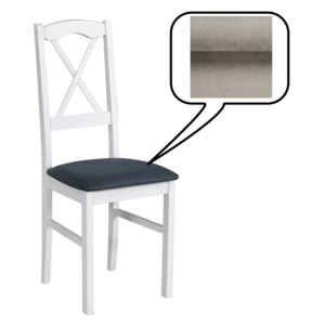 Jídelní židle CASA 11, 95x40x43 cm, bílá/látka 14