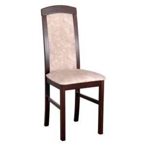 Jídelní židle CASA 5, 94x40x43 cm, ořech/látka 24X
