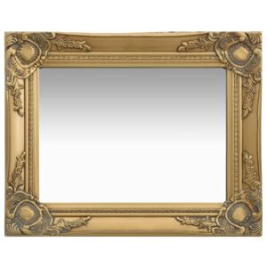Nástenné zrkadlo v barokovom štýle 50x40 cm zlaté