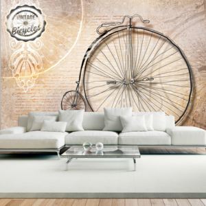 Fototapeta - Vintage bicycles - sepia 250x175