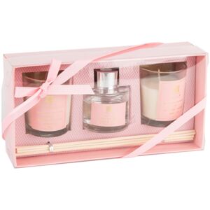 Sada sviečok a difuzéra Aroma di Rogito Black rose, 3 ks