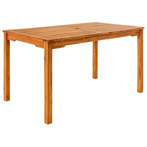 FLORABEST® Záhradný stôl z akáciového dreva, 140 x 80 cm (100324114)