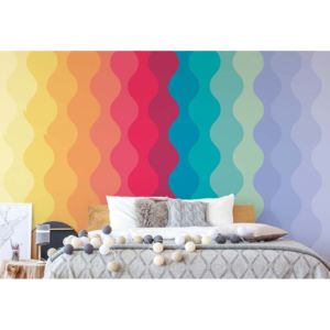 Fototapeta - Rainbow Colours Modern Gradient Pattern Vliesová tapeta - 250x104 cm