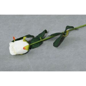 Umělé kvítí růže 2 bílá