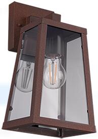 Trio ARKANSAS | Retro nástenná vonkajšia lampa v tvare lampáša IP23 Farba: Antracit