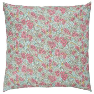 Poťah na vankúš Pink Turquoise Flowers 60 × 60 cm