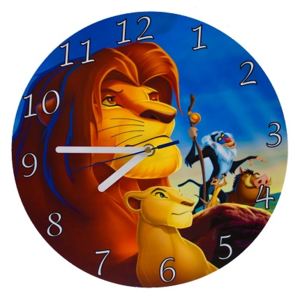 Detské nástenné hodiny LION KING
