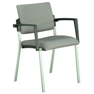 Konferenčná stolička Square Grey, sivá