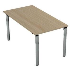 Kancelársky stôl Set, 140 x 70 x 75 cm, rovné vyhotovenie, svetlé drevo