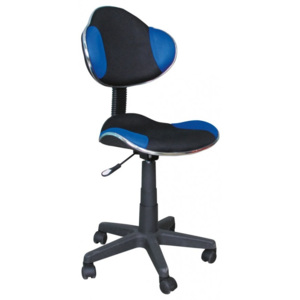 BRW Q-G2 kancelarské kreslo, modrá/čierna