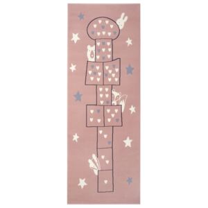 Hanse Home Collection koberce detský koberec Adventures Rose - 100x250 cm