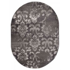 Kusový koberec Rosi sivý ovál, Velikosti 120x170cm