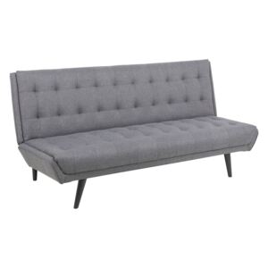 Dizajnová rozkladacia sedačka Alwin, 198 cm, sivá