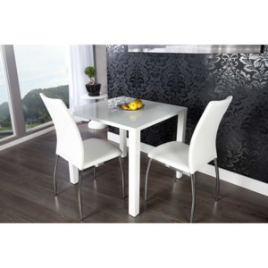 Jedálenský stôl biely vysoký lesk Radiant 80cm