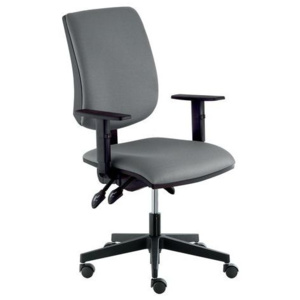 Kancelárska stolička Luki, sivá