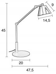 ZUIVER LUB stolová lampa
