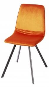 AMSTERDAM VELVET stolička - posledné kusy Oranžová