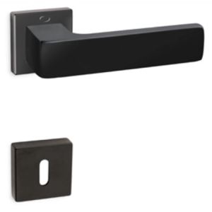 Dverové kovanie COBRA 1555 (NIN) - WC kľučka-kľučka s WC sadou/NIN (nikel čierny)