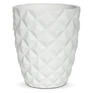Kvetináč CAPI Lux Heraldry Vase Tapered Round, biela