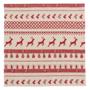 Textilné obrúsky Nordic Christmas (6ks) - 40 * 40 cm