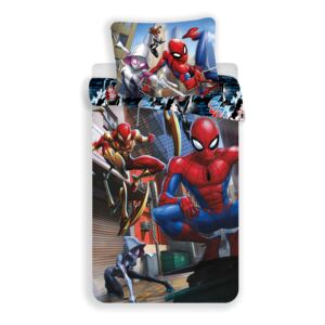 Jerry Fabrics Obliečky Licenčné 140x200 + 70x90 - Spiderman Action