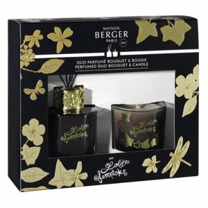 Maison Berger Paris darčekové balenie Lolita Lempicka - aróma difuzér a vonná sviečka, čierna