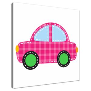 Obraz na plátne Ružové autíčko 30x30cm 2744A_1AI