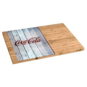 Bambusová doska so sklenenou časťou Wenko Coca-Cola World
