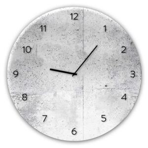 Styler Sklenené nástěnné hodiny - Wall | Rozmery: 30x30 cm