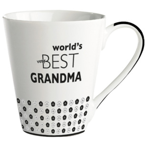 Porcelánový hrnček KJ Collection World’s best grandma, 300 ml