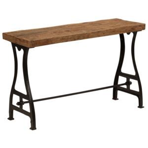 Konzolový stolík z drevených podvalov 120x40x76 cm