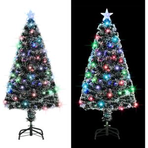 Umelý vianočný stromček s podstavcom a LED 120 cm 135 vetvičiek