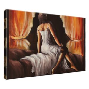 Obraz na plátne Pekné dievča 30x20cm 1619A_1T