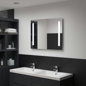 Kúpeľňové LED nástenné zrkadlo 80x60 cm