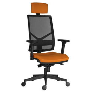 Kancelárska stolička Omnia, oranžová