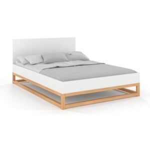 Dvojlôžková posteľ z masívneho borovicového dreva SKANDICA Karin, 180 x 200 cm