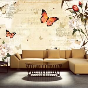 Fototapeta - Melodies of butterflies 300x210 cm
